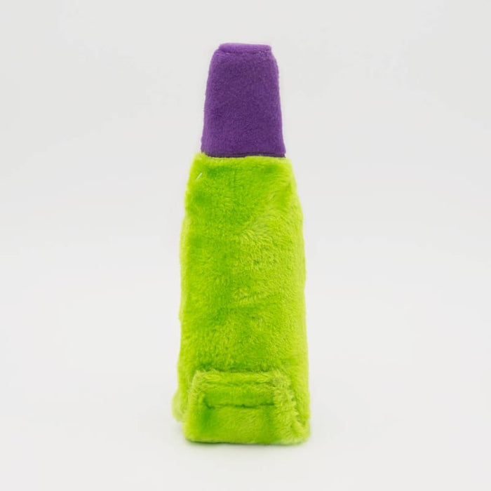 ZippyPaws dog toys Happy Hour Crusherz Halloween Frankenstein Wine Plush Squeaky Dog Toy
