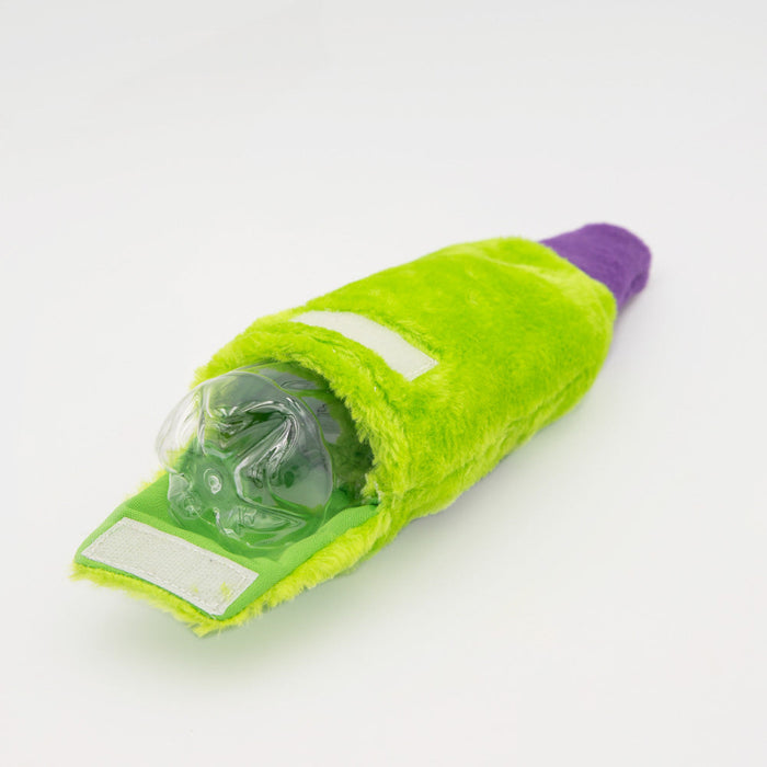 ZippyPaws dog toys Happy Hour Crusherz Halloween Frankenstein Wine Plush Squeaky Dog Toy