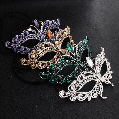 High-end Luxury Masquerade Princess Rhinestone Mask