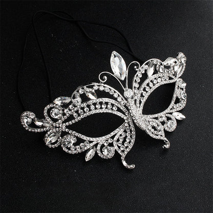 High-end Luxury Masquerade Princess Rhinestone Mask