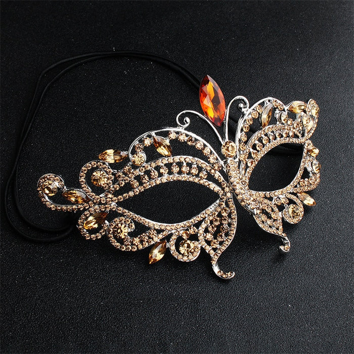 High-end Luxury Masquerade Princess Rhinestone Mask