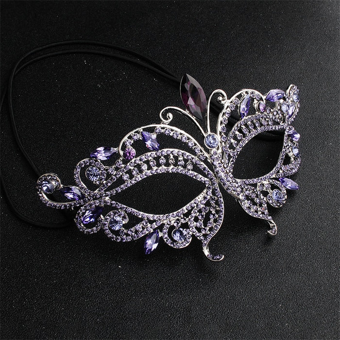 High-end Luxury Masquerade Princess Rhinestone Mask