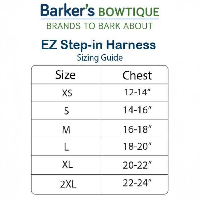 Barker's Bowtique Barker's Bowtique - Hip Doggie-Old Header Cards- EZ Step-In Harness -Green: XXS