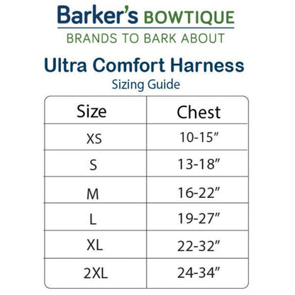Barker's Bowtique Barker's Bowtique - Hip Doggie-Old Header Cards- Ultra Comfort Harness-RoyalBlue: XS