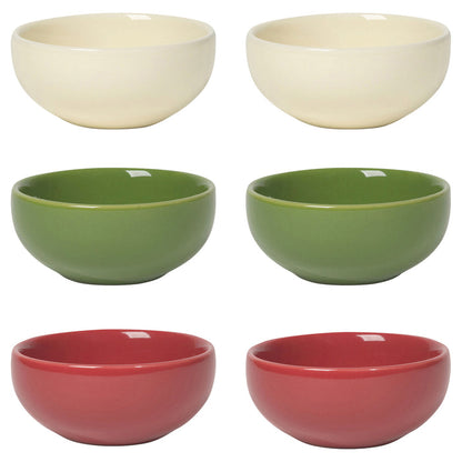 Holiday Pinch Bowls Set of 6