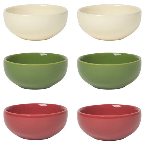 Holiday Pinch Bowls Set of 6