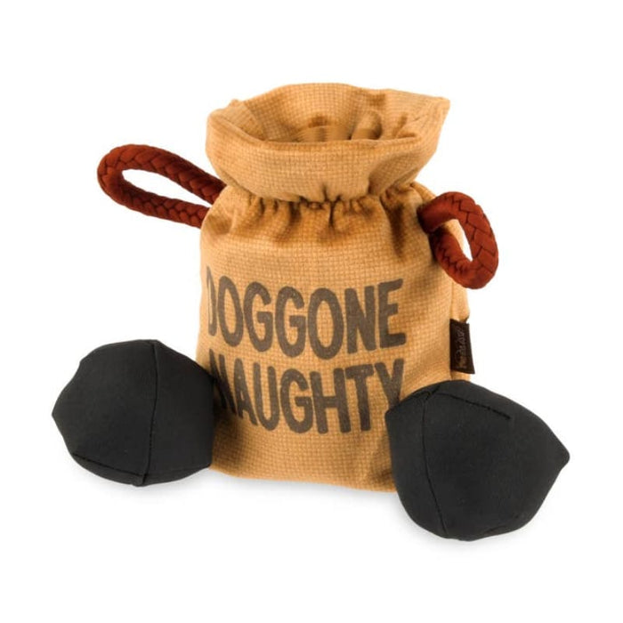 Play Pet Brands dog toys Home For the Holidays Fur-Ever Naughty Christmas Plush Dog Toy Set - 3 Pc