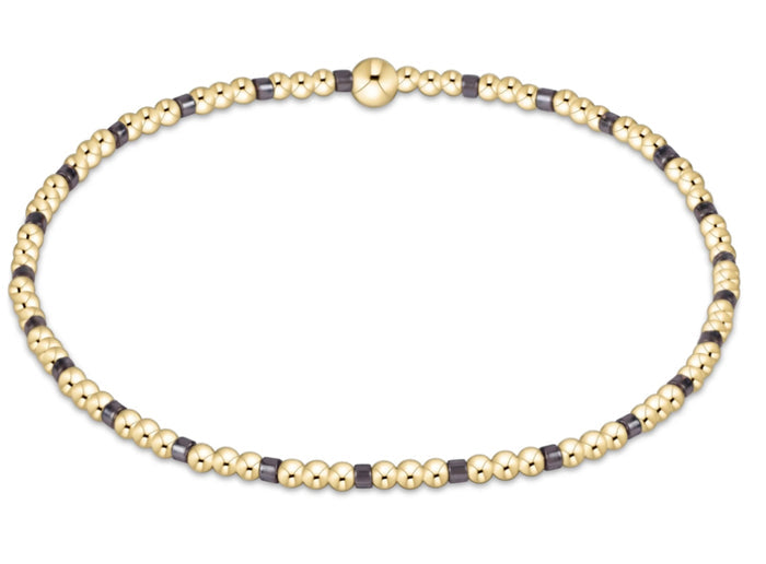 Hope Sincerity Pattern 2mm Bead Bracelet