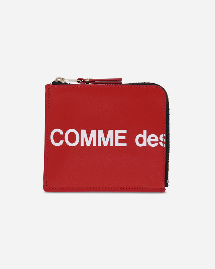 Comme Des Garçons Wallet Wallet/Huge Logo Red Wallets and Cardholders Wallets SA3100HL RED