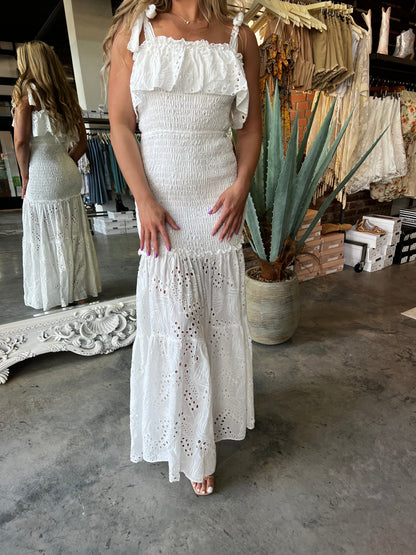 Skye Smocked Maxi Dress FINAL SALE