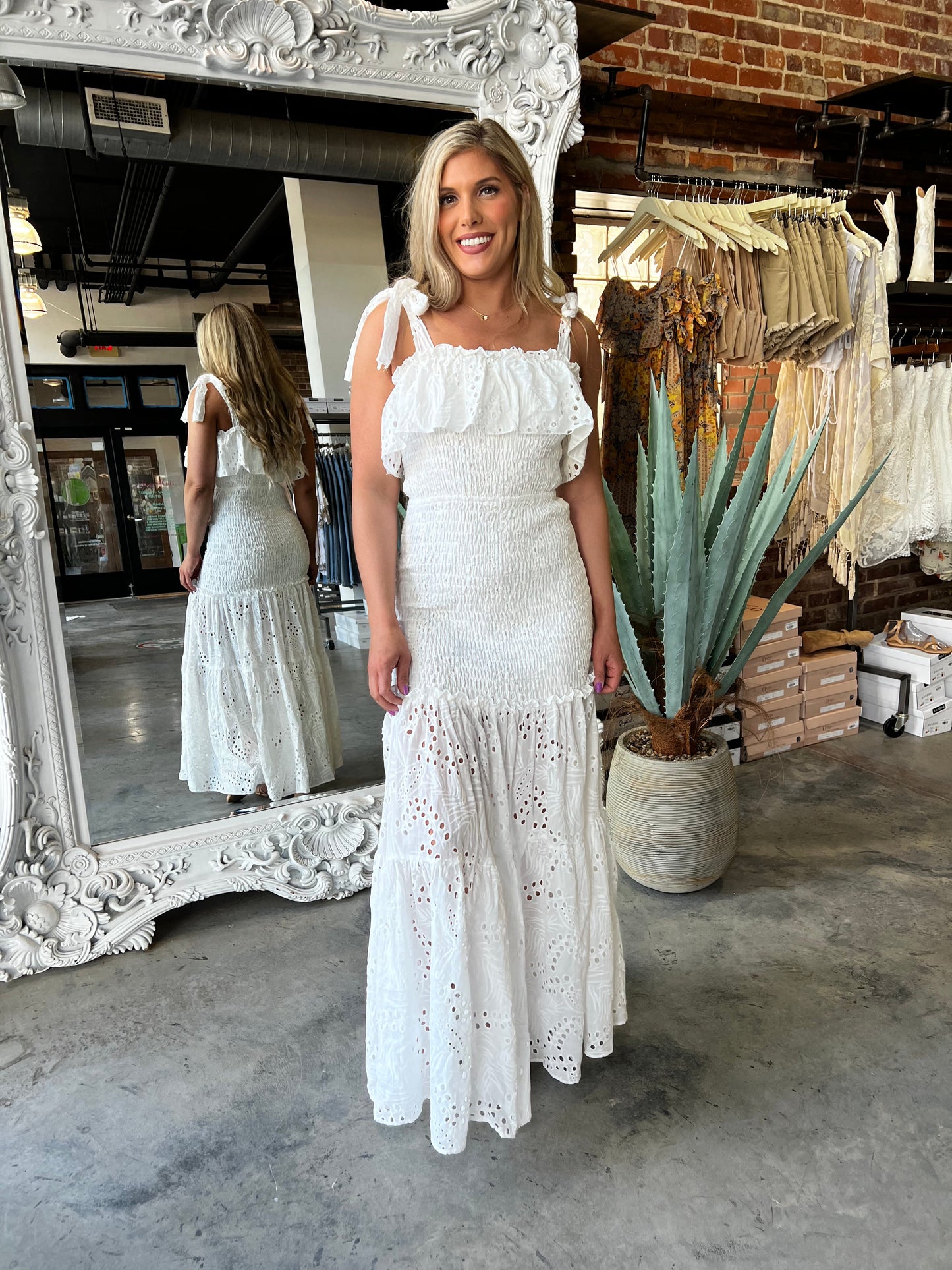 Skye Smocked Maxi Dress FINAL SALE