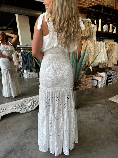 Skye Smocked Maxi Dress FINAL SALE