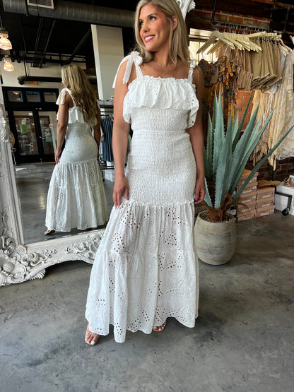 Skye Smocked Maxi Dress FINAL SALE
