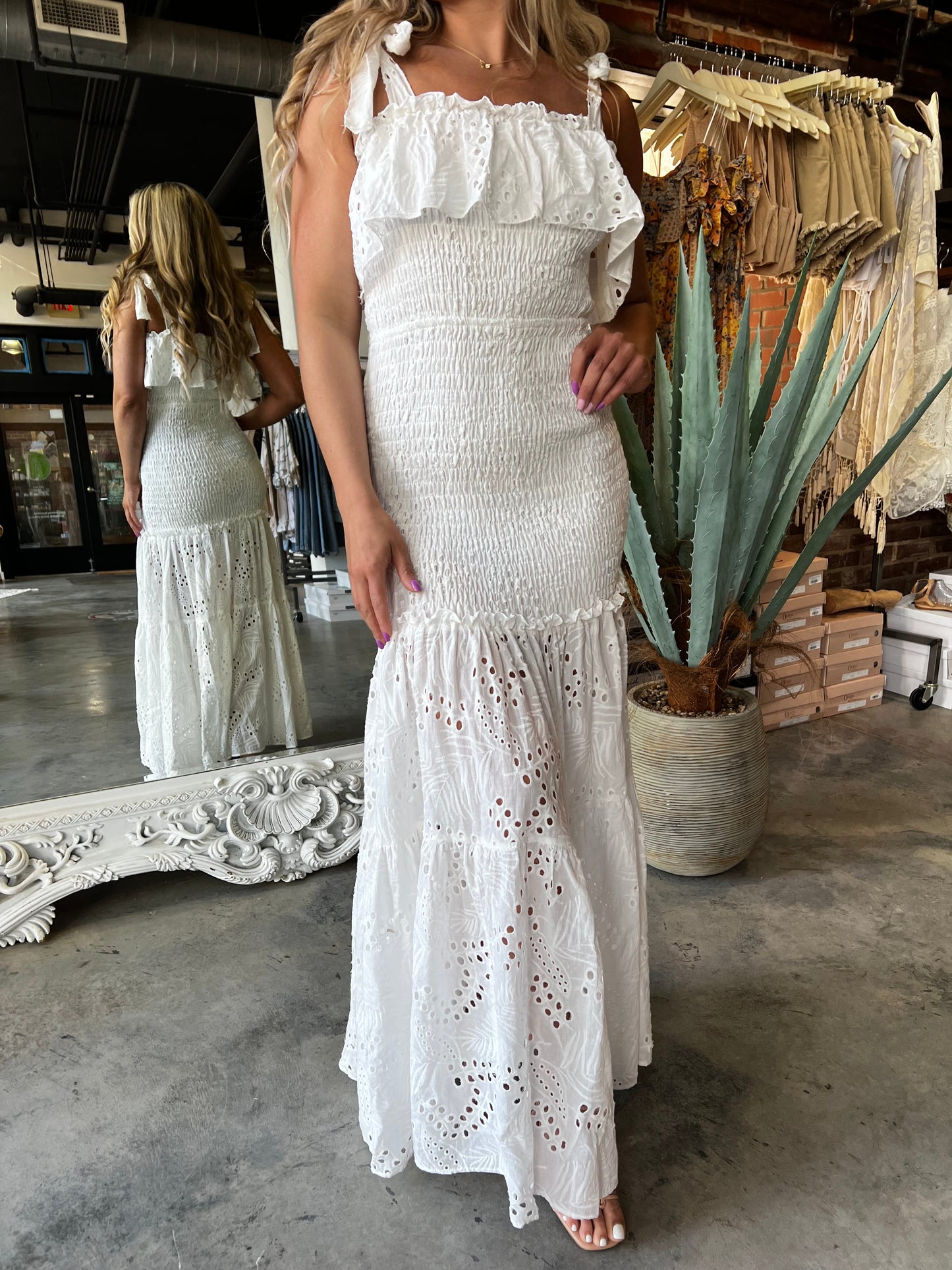 Skye Smocked Maxi Dress FINAL SALE