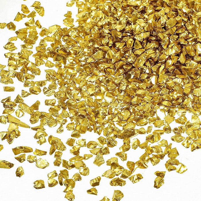 (US ONLY)Irregular Polished Crushed Glass, 100g Metallic Glass Chips for DIY Decoration (US ONLY) - IntoResin