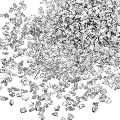 (US ONLY)Irregular Polished Crushed Glass, 100g Metallic Glass Chips for DIY Decoration (US ONLY) - IntoResin