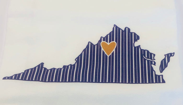 James Madison University (JMU) Hometown Heart Towel