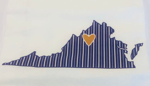 James Madison University (JMU) Hometown Heart Towel