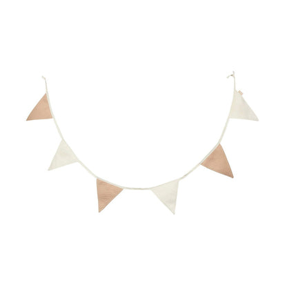 Jollein - Flag Line - Biscuit/Ivory - Mabel & Fox