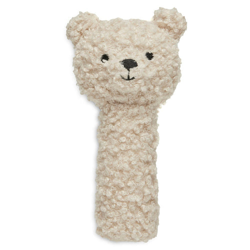 Jollein - Rattle Teddy Bear - Natural - Mabel & Fox
