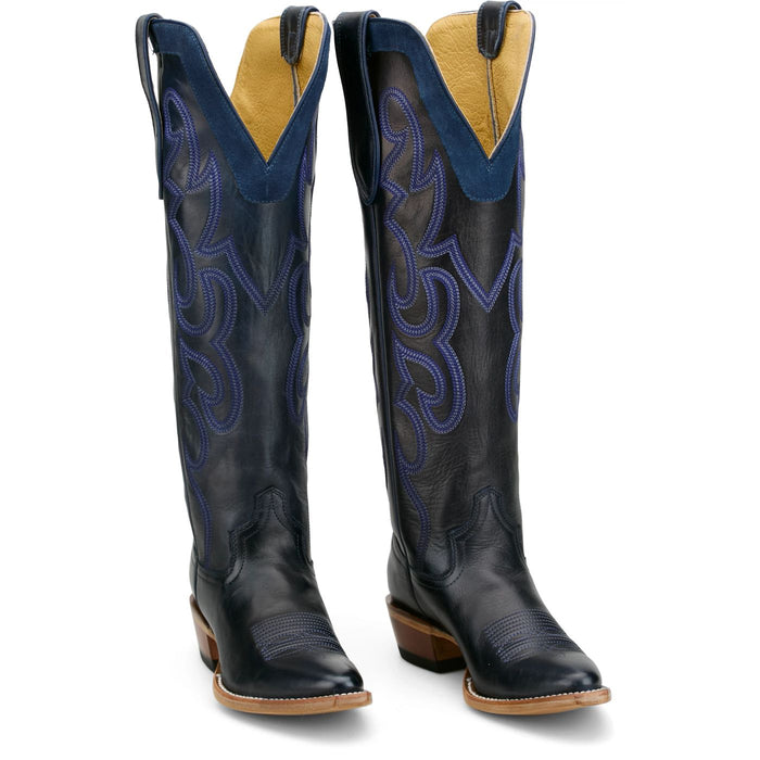 Justin Women's Ada 17" Western Boot in Blue