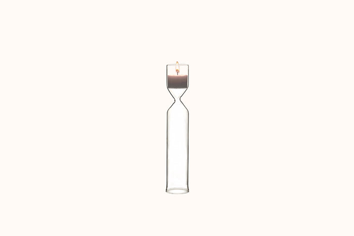 KANZ ARCHITETTI LARGE PINCHED CANDLE HOLDER