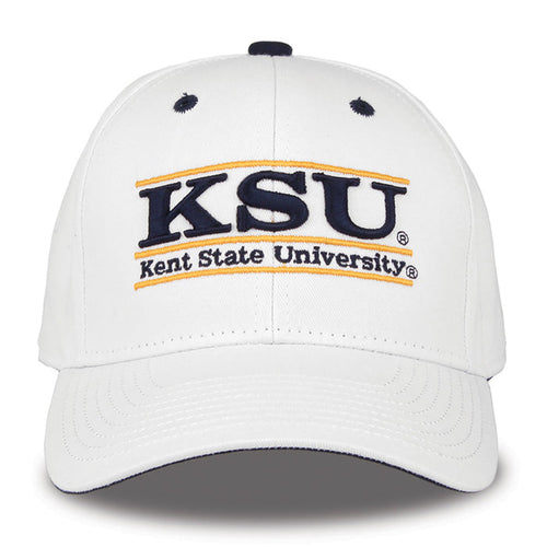 Kent State Golden Flashes Bookstore Snapback - White, product view