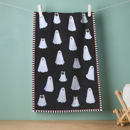 Kindred Spirits Halloween Dishtowel