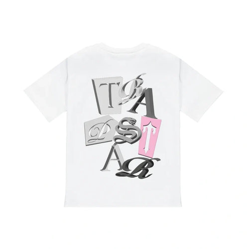 Koszulka Trapstar TS Script Tee - White/Pink TRAPSTAR Koszulki