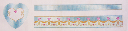 Needlepoint Large Heart Box Canvas
