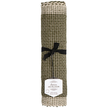 Lattice Table Runner - Olive Branch