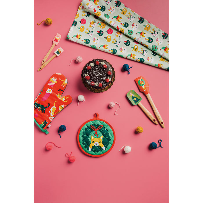 Let it Meow Christmas Silicone Spatulas Set of 2