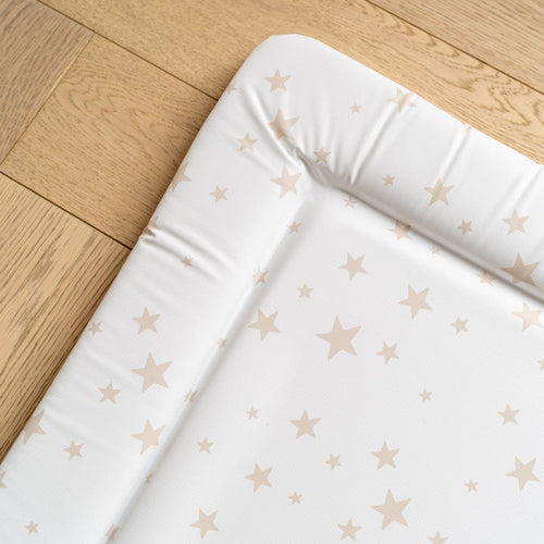Mabel & Fox - Baby Changing Mat - Beige Stars - Mabel & Fox