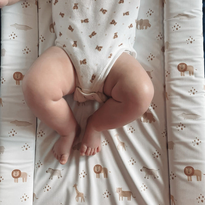 Mabel & Fox - Baby Changing Mat  -  Boho Safari - Mabel & Fox