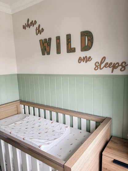Mabel & Fox - Wedge Baby Changing Mat - Boho Safari - Mabel & Fox