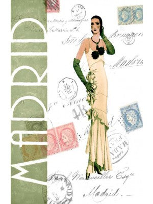 Madrid Fashion Print