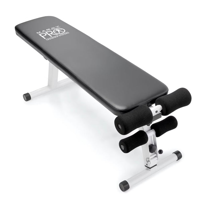 Marcy Pro Weight Lifting  Bench With Bar And Weights