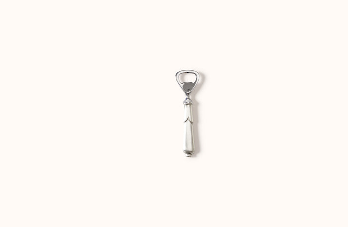 MATCH PEWTER AND STAINLESS STEEL BOTTLE OPENER