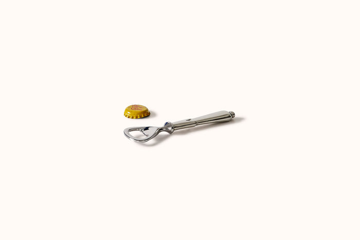 MATCH PEWTER AND STAINLESS STEEL BOTTLE OPENER