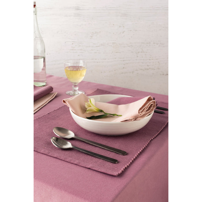 Mauve Spectrum Cotton Tablecloth 60 x 90 inch