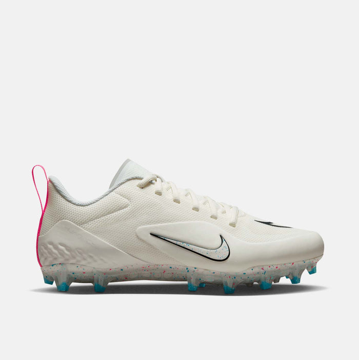 Side view of Men's Nike Alpha Huarache 8 Pro Lacrosse Cleats.