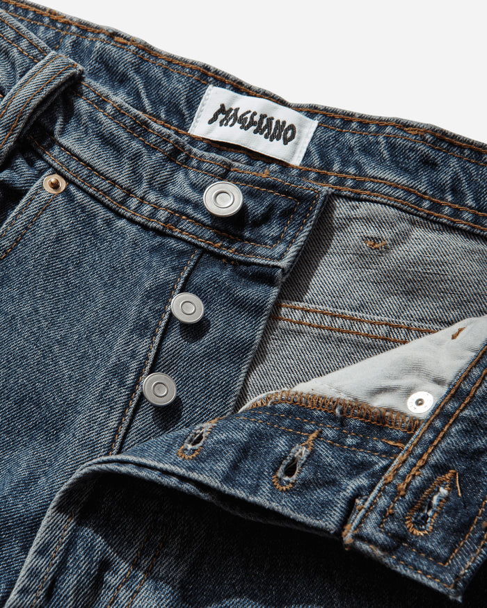 Magliano Indistruttibile Denim Blue Pants Denim MGSS26DP03012 6145