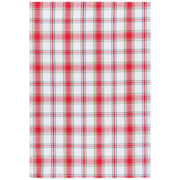 Merry & Bright Christmas Dishtowel Counter Display - 20 Assorted