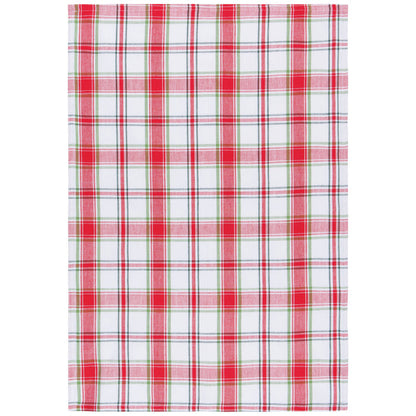 Merry & Bright Christmas Dishtowel Counter Display - 20 Assorted