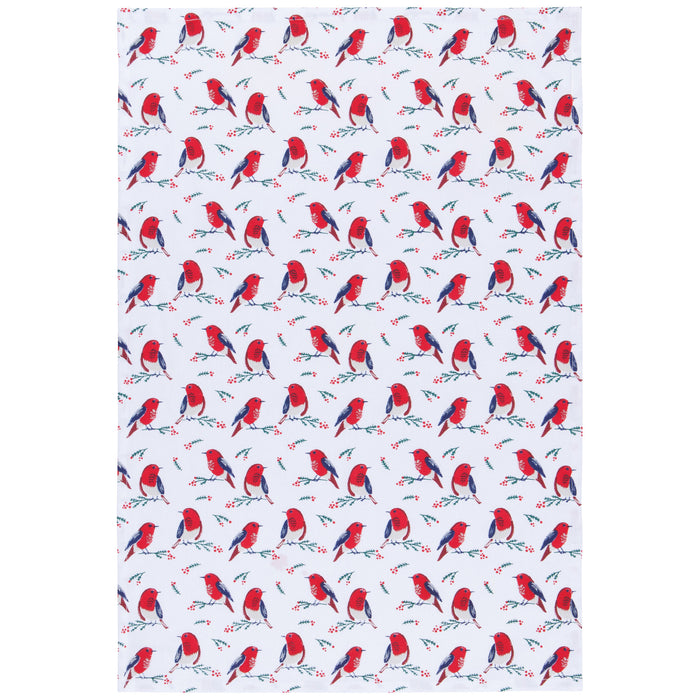 Merry & Bright Christmas Dishtowel Counter Display - 20 Assorted