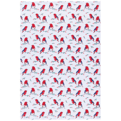 Merry & Bright Christmas Dishtowel Counter Display - 20 Assorted