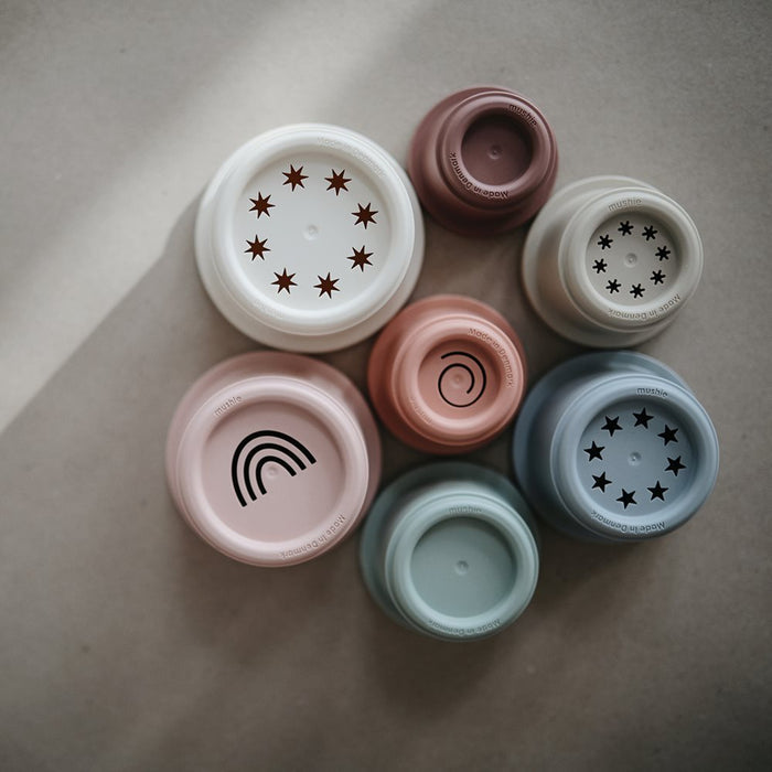 Mushie - Stacking Cup - Petal - Mabel & Fox