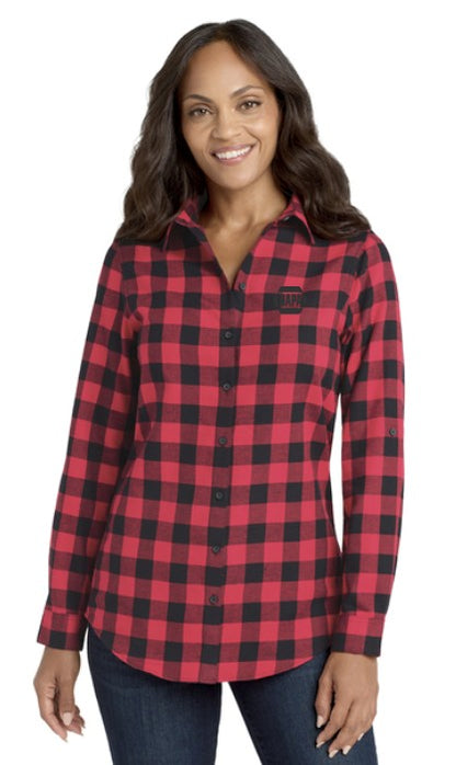 Napa Auto Women's Plaid Flannel Tunic
