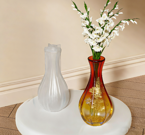Narrow-Neck Vase Resin Mold