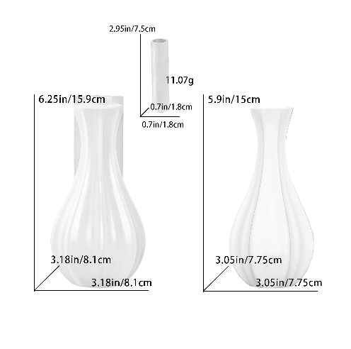 Narrow-Neck Vase Resin Mold